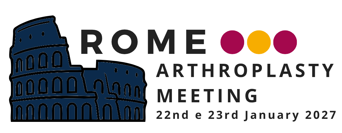 Rome Arthroplasty Meeting — Official Logo 2027